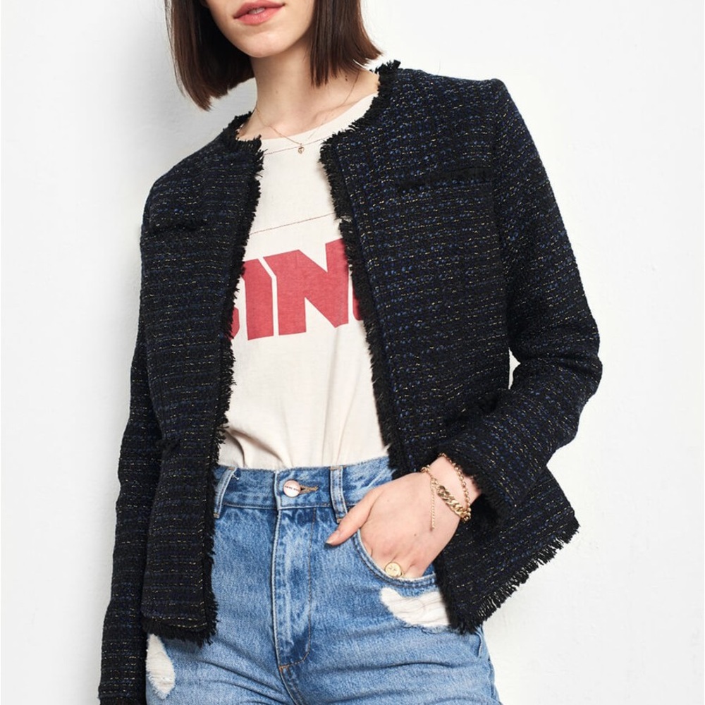 Anine Bing tweed jacket